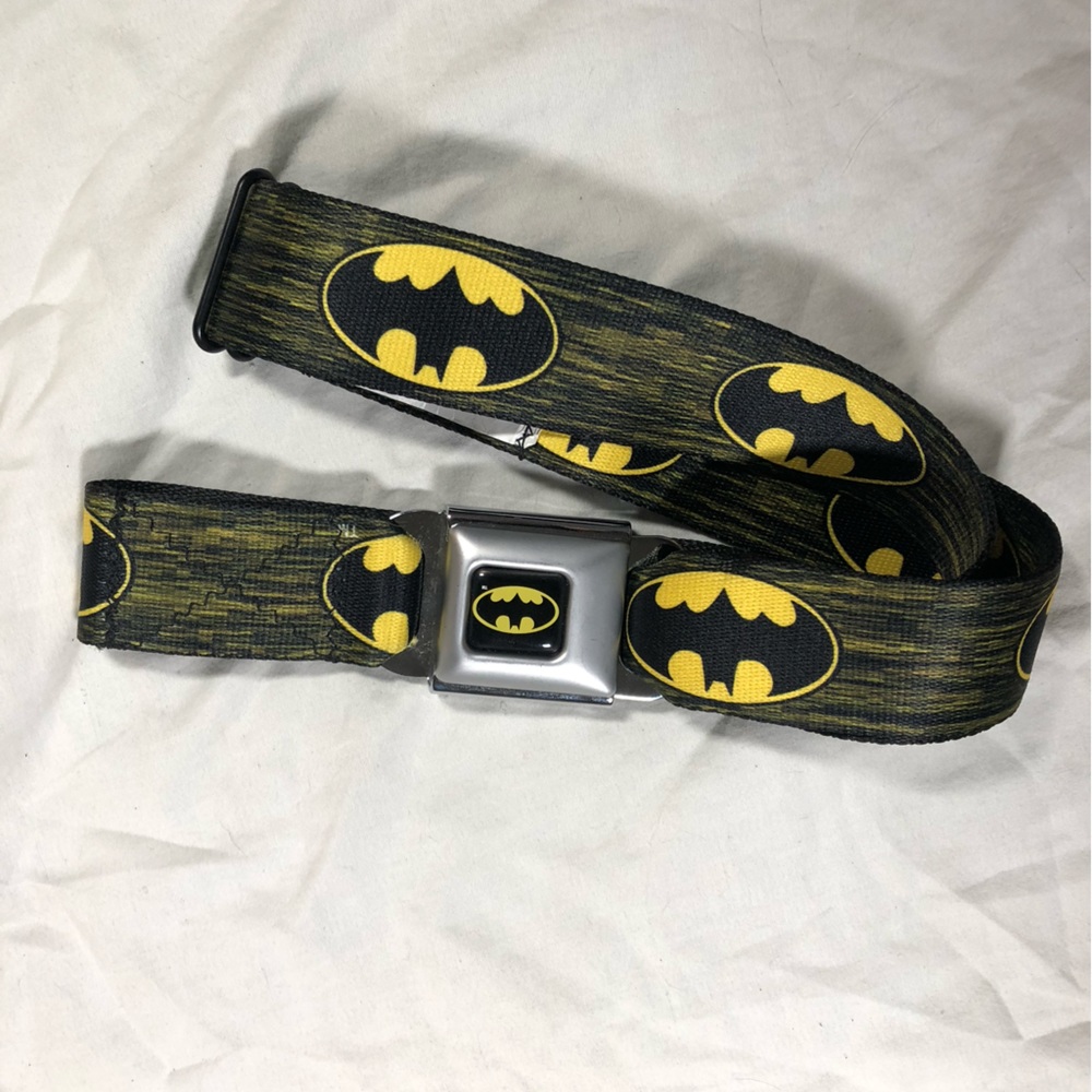 Buckle-Down Batman Logo Seatbelt Buckle Belt